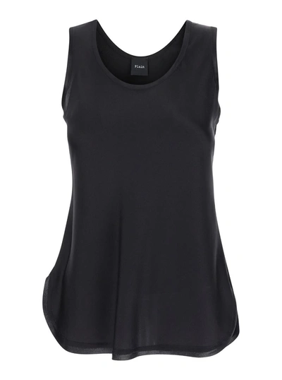 Plain Top Lucido In Black