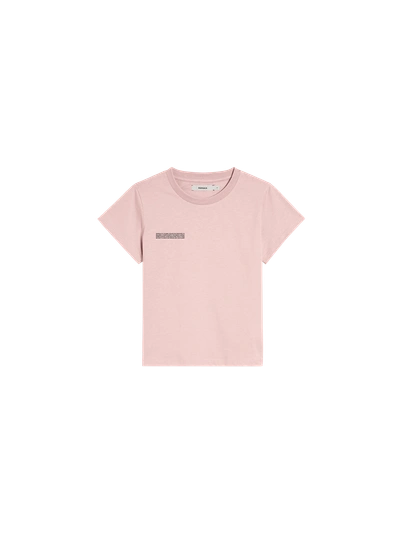 Pangaia Kids' 365 Midweight T-shirt — Magnolia-pink 5-6yr In Magnolia Pink