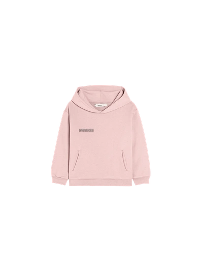 Pangaia Kids' 365 Midweight Hoodie — Magnolia Pink 7-8yr