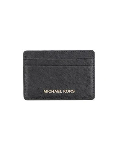 Michael Michael Kors Document Holder In Black