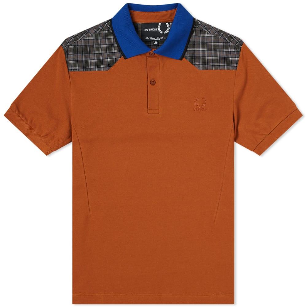 orange fred perry polo