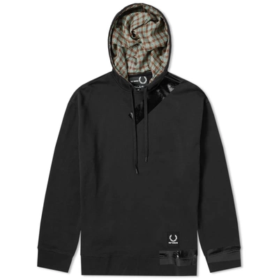 Raf Simons Fred Perry X  Tape Detail Hoody In Black