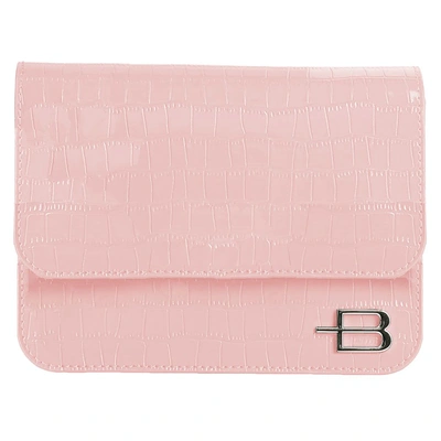 Baldinini Trend Leather Di Calfskin Clutch Women's Bag In Pink