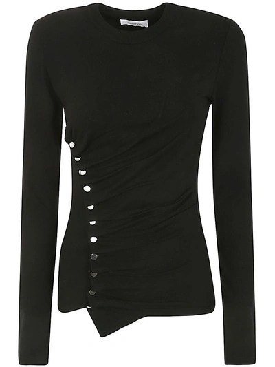 Paco Rabanne Light Jersey Haut Clothing In Black