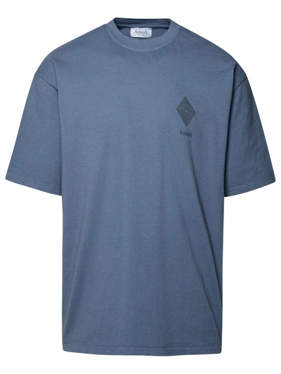 Amish T-shirt Logo In Blue