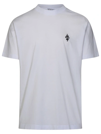 Marcelo Burlon County Of Milan 'vertigo Snake' White Cotton T-shirt