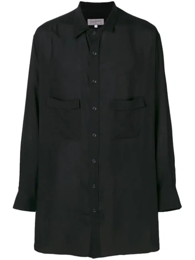 Yohji Yamamoto Long Shirt - Black
