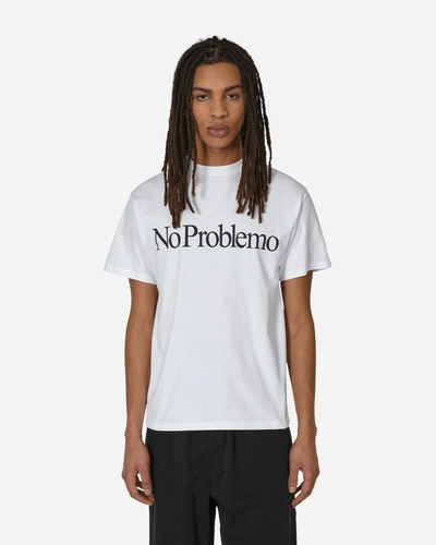 No Problemo Logo T-shirt In White