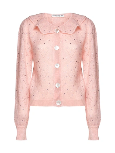 Alessandra Rich Knitwear In Light Pink