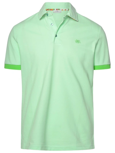 Etro Polo Shirt In Green