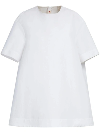 Marni Cocoon Dress Clothing In White