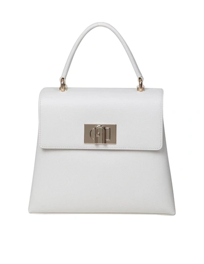 Furla Leather Handbag In White