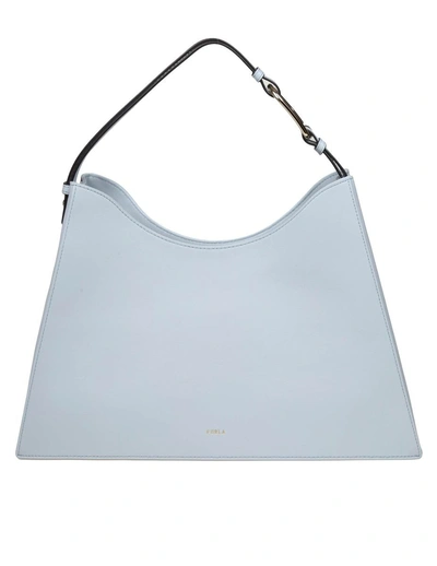 Furla Leather Hobo Bag In Artemisia