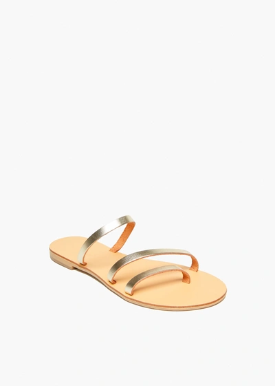 Kayu Olympia Vegetable Tanned Leather Sandal In Gold
