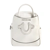 True Religion Studded Horseshoe Mini Backpack In White