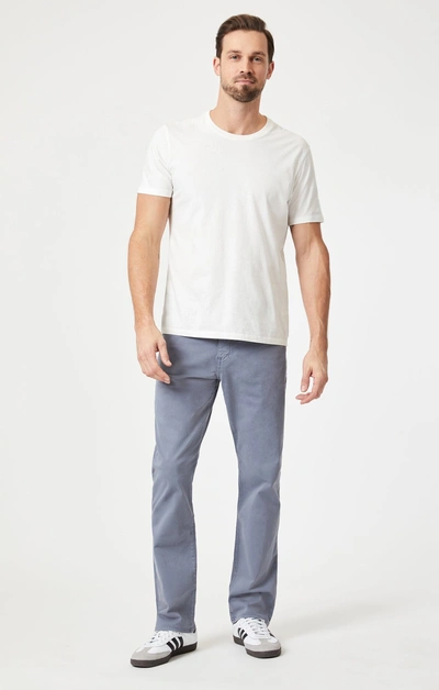 Mavi Matt Relaxed Straight Leg In Flint Stone Twill In Grey