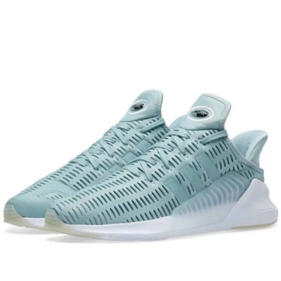 Adidas Originals Women's Climacool 02/17 Shoes In Tactile Green/footwear White In Blue