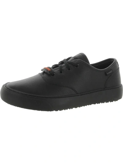 Lugz Lear Womens Leather Slip Resistant Work And Safety Shoes In Black