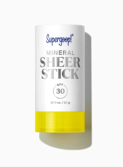 Supergoop Mineral Sheer Stick Spf 30 Sunscreen 0.70 Oz. ! In White