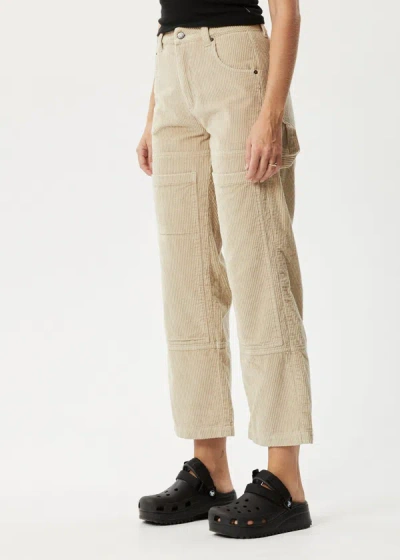 Afends Organic Corduroy Pant In Gold