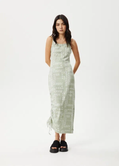 Afends Organic Maxi Dress In Green