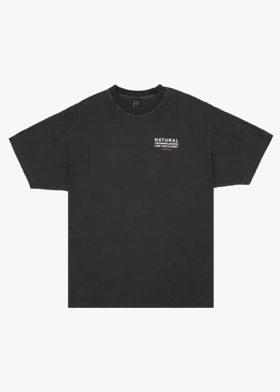 Afends Graphic Boxy  T-shirt In Black