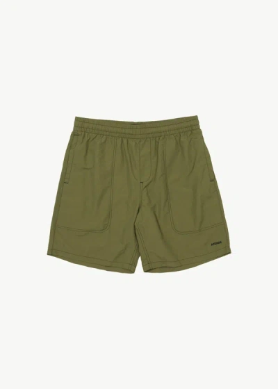 Afends Recycled Swim Short 18" In Green