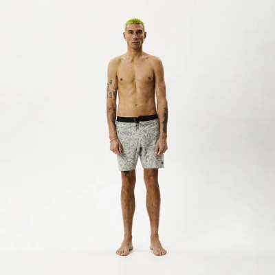 Afends Fixed Waist Boardshorts In Green