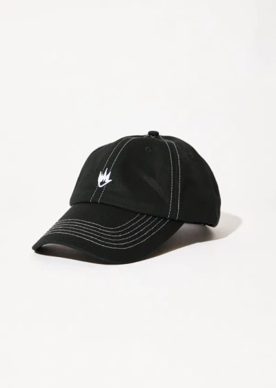 Afends Recycled Six Panel Cap In Black