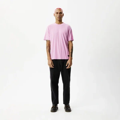 Afends Hemp Retro T-shirt In Pink