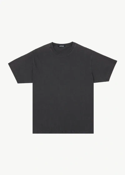 Afends Heavy Boxy T-shirt In Black
