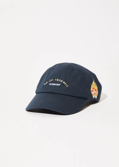 Afends Six Panel Cap In Blue
