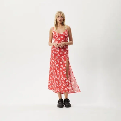 Afends Maxi Dress In Red
