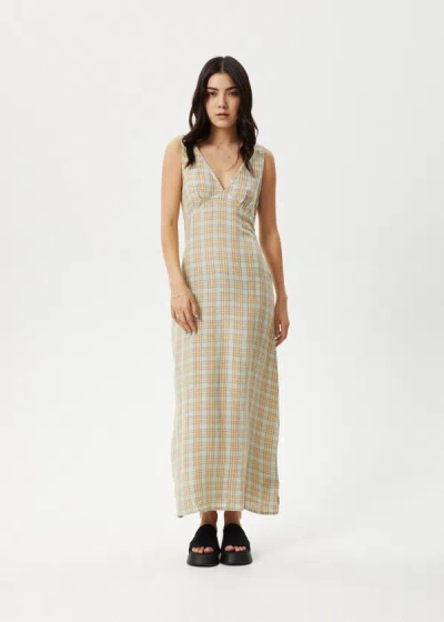 Afends Hemp Maxi Dress In Multi