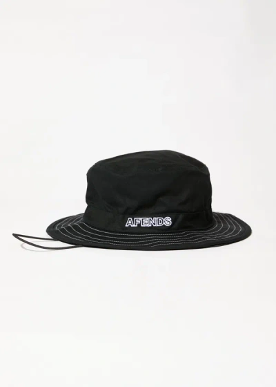 Afends Recycled Bucket Hat In Black