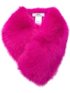 Desa 1972 Fur Collar Scarf - Pink