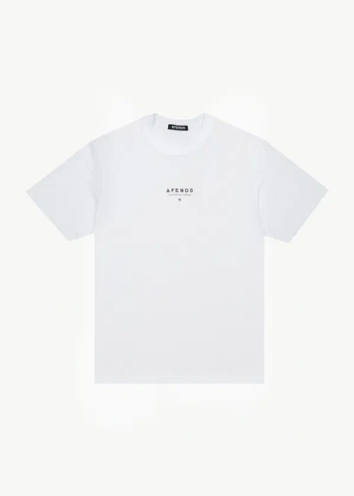 Afends Retro Fit Tee In White