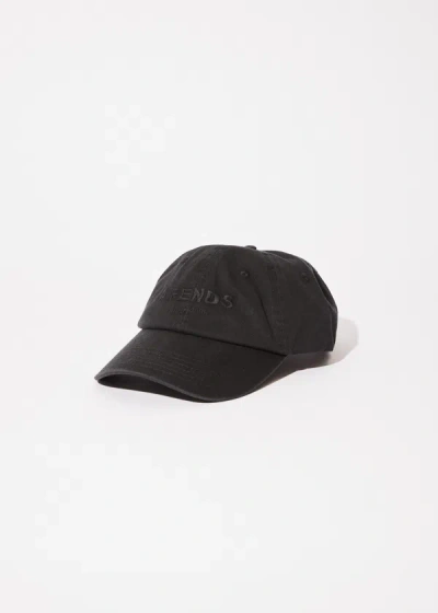 Afends Six Panel Cap In Black