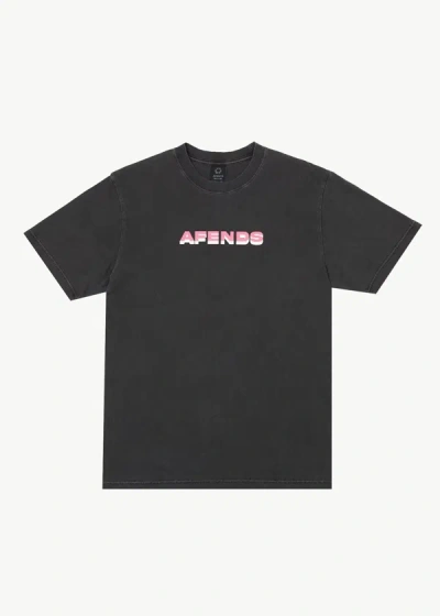 Afends Graphic Retro  T-shirt In Black