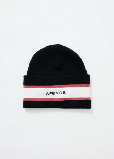 Afends Recycled Stripe Beanie In Black