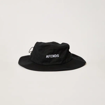 Afends Hemp Bucket Hat In Black