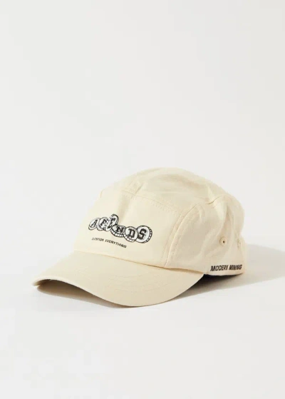 Afends Organic 5 Panel Cap In Neutral