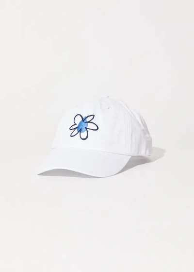 Afends Baseball Cap In White