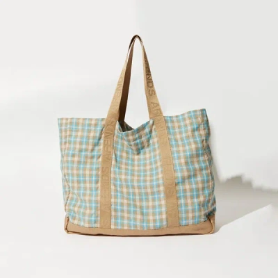 Afends Hemp Oversized Tote Bag In Brown