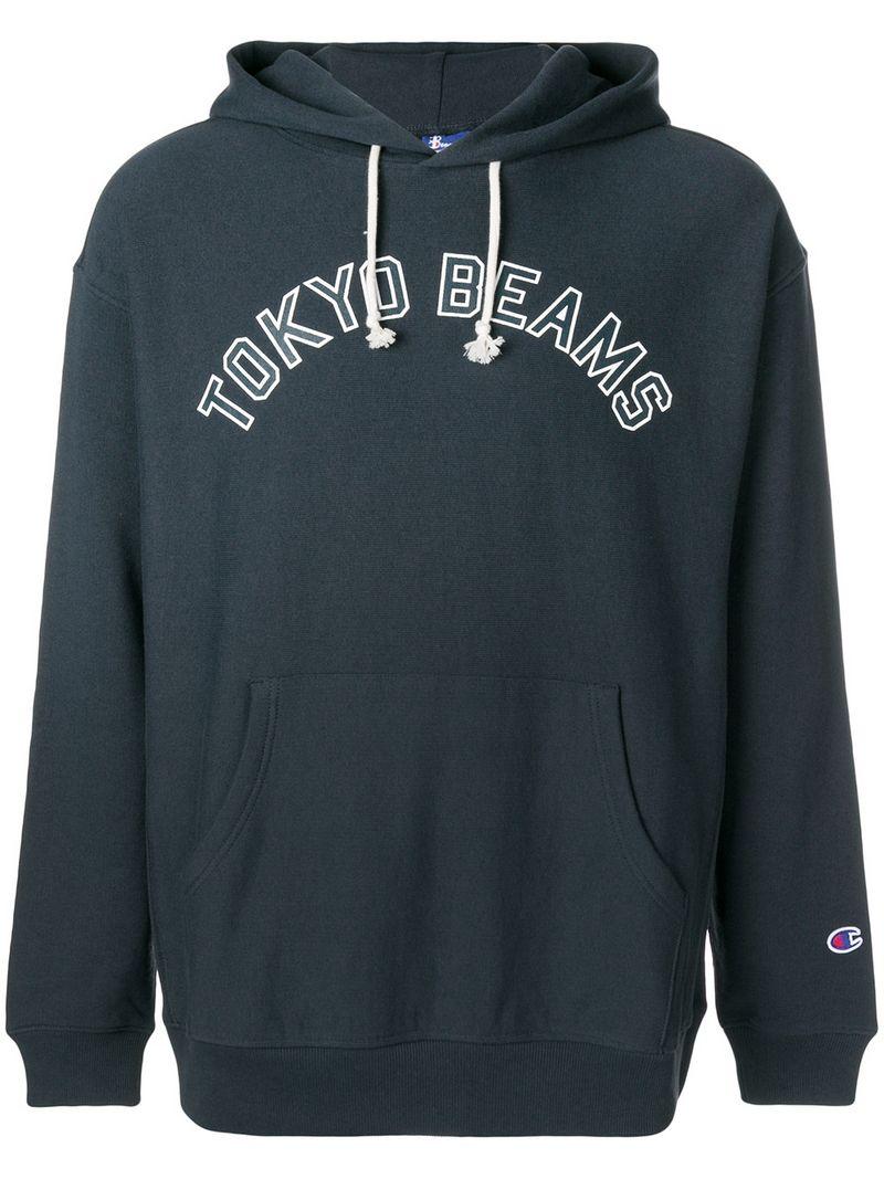 champion back print hoodie