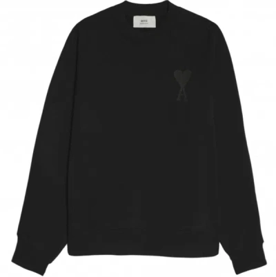 Ami Alexandre Mattiussi Ami Sweaters In Black