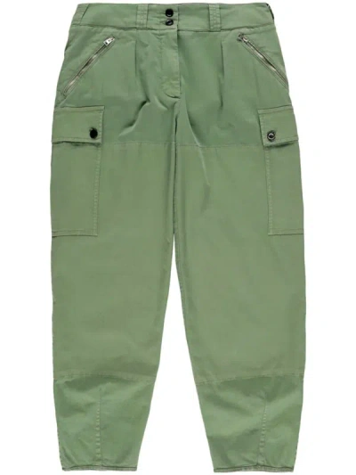 Tom Ford Cargo Pants With Pleats Clothing In Green