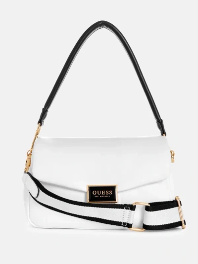 Guess Factory Stacy Mini Crossbody In White