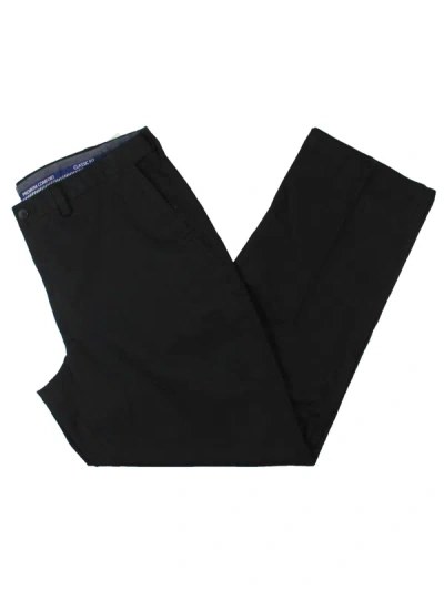 Haggar Premium Comfort Mens Classic Fit Professional Khaki Pants In Black