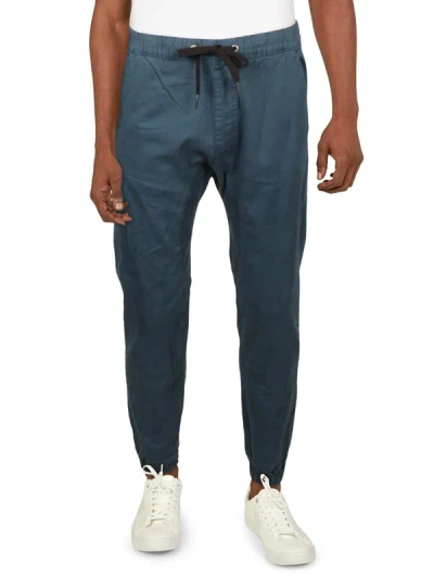 Cotton On Drake Mens Cuffed Casual Jogger Pants In Blue